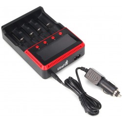 Cargador Ultrafire H4 4 bahías inteligente con Display