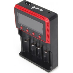 Cargador Ultrafire H4 4 bahías inteligente con Display