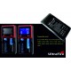 Cargador Ultrafire H2 2 bahías inteligente con Display