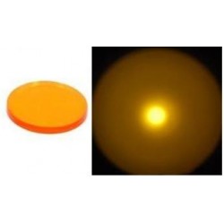 Filtros acrílicos de 28mm para linternas : Color - Ambar