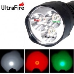 Linterna Ultrafire WF-600 Tri color