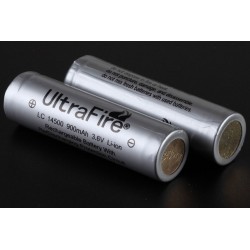 Ultrafire 14500 Protegida 3.6v 900ma gris