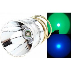 Cabezales de 26mm para linternas Ultrafire WF-501-WF502-WF503-WF504 : Opciones - Verde