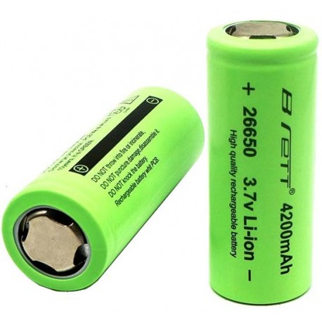 Batería de Litio 26650 Recargable 4200mAh