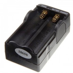Cargador 2 bahías para 18650 : Opciones - Tipo USA