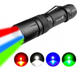 Linterna Zoom Led Multi color Ultrafire