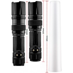 Linterna Zoom Led Multi color Ultrafire