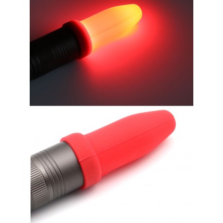 Conos difusores de tráfico de 60x22mm de Silicona para Linternas