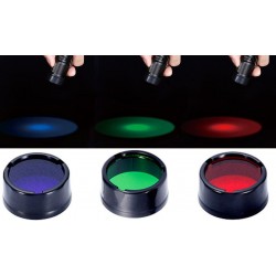 Filtros de colores 25mm para Linterna UFT20, SR180
