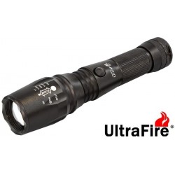 Linterna Zoom Ultrafire A200 con Cono de Tráfico Ámbar : Opciones - Linterna