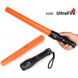 Linterna Zoom A200 con Cono de Tráfico Ámbar