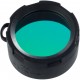 Filtros de colores 34mm para Linterna Ultrafire A100