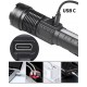 Linterna Zoom Led Ultrafire USB A76S