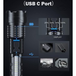Linterna Zoom Led Ultrafire USB A76S