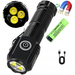 Linterna USB-Compacta F350 con Batería 18650