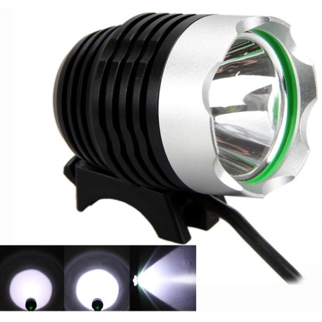 Linterna de Bicicleta y Casco Ultrafire USB T6