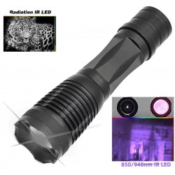 Linterna Led. Luz IR 850nm, Zoom