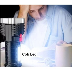 Foco-Linterna, Cob Lateral de Mano 5 Led HY912