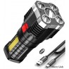 Foco-Linterna, Cob Lateral de Mano 5 Led HY912