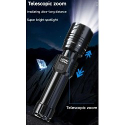 Linterna Zoom USB P50-800 lúmenes