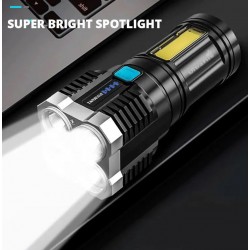 Foco-Linterna, Cob Lateral de Mano 5 Led LS03