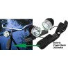 Linterna de Bicicleta y Casco Ultrafire USB T6