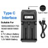 Multi Cargador de 2 y 4 bahías. USB de Baterías Litio, NiMh, NICd