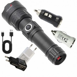 Linterna Zoom. USB 1400 lúmenes