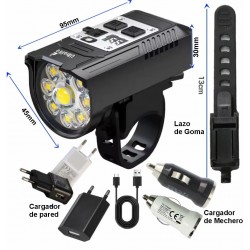 Linterna de Bicicleta Ultrafire WF9L