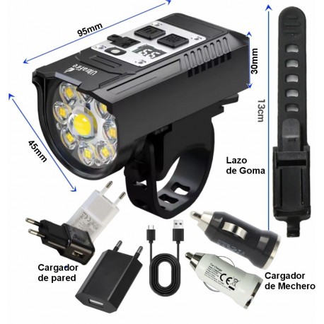 Linterna de Bicicleta Ultrafire WF9L