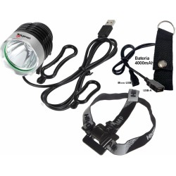 Linterna de Bicicleta USB T6