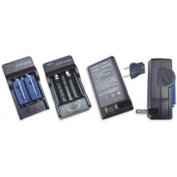 Cargador Travel 2 bahías de Litio 16340 3.7v