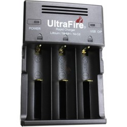 Cargador Ultrafire WF-128S3 3 bahías