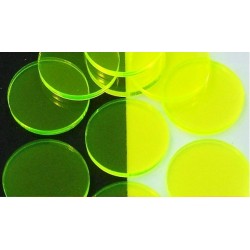 Filtros acrílicos de 40mm para linternas : Color - Verde