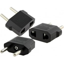 Adaptador enchufes USA a UE : Opciones - USA o UE a UE