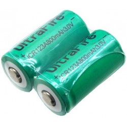 Batería Ultrafire ICR123 3.0v. 800mA.No protegida