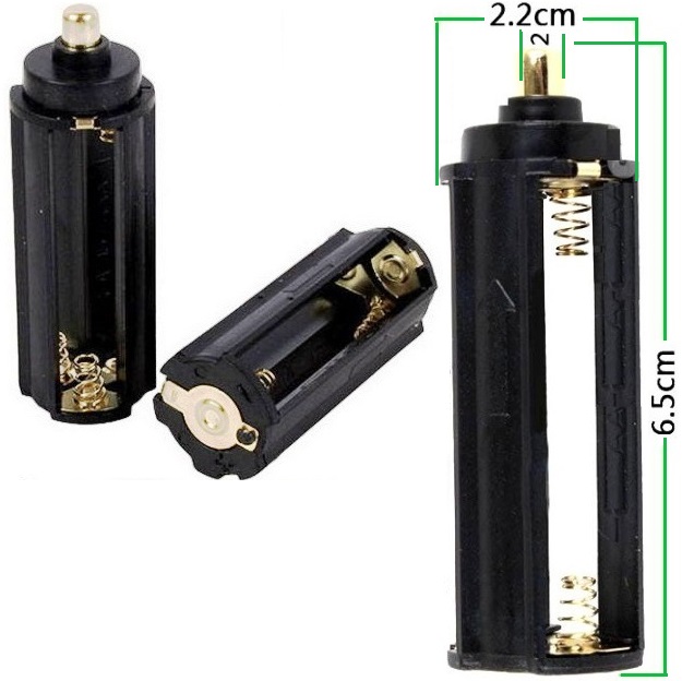 Adaptador 3x10440 Negro