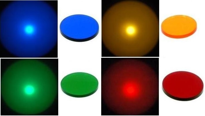 Filtros colores 28mm